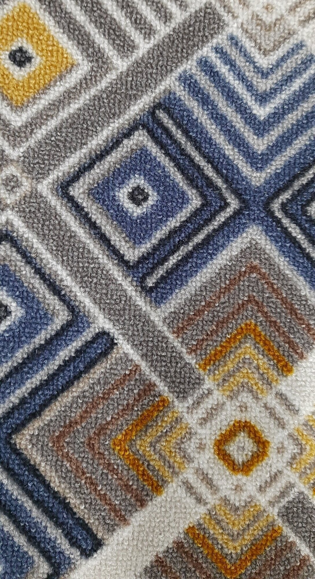 Ковровая дорожка на войлоке, Витебские ковры, с печатным рисунком, 2586, разноцветная, 1*2.5 м - фотография № 5