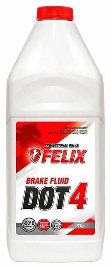 Тормозная жидкость Felix Brake Fluid DOT4 910 г 430130006