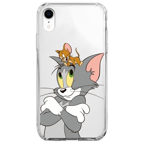 фото Чехол накладка лицензия tom & jerry для iphone xr, айфон xr (том и джерри 03) deppa