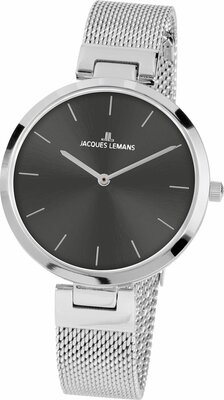 Наручные часы JACQUES LEMANS Milano, серебряный, черный