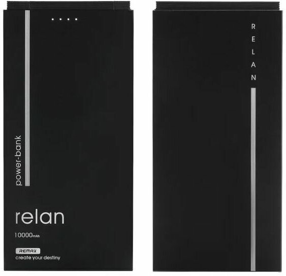 Внешний аккумулятор Remax Relan 10000 mAh, черный (RPP-65-BLACK) - фото №6