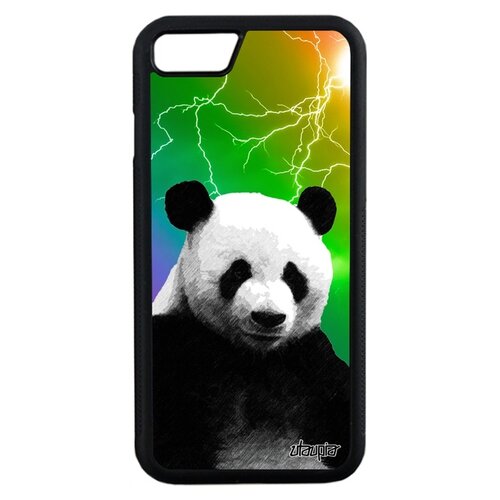 фото Чехол на телефон apple iphone 8, "большая панда" бамбук panda utaupia