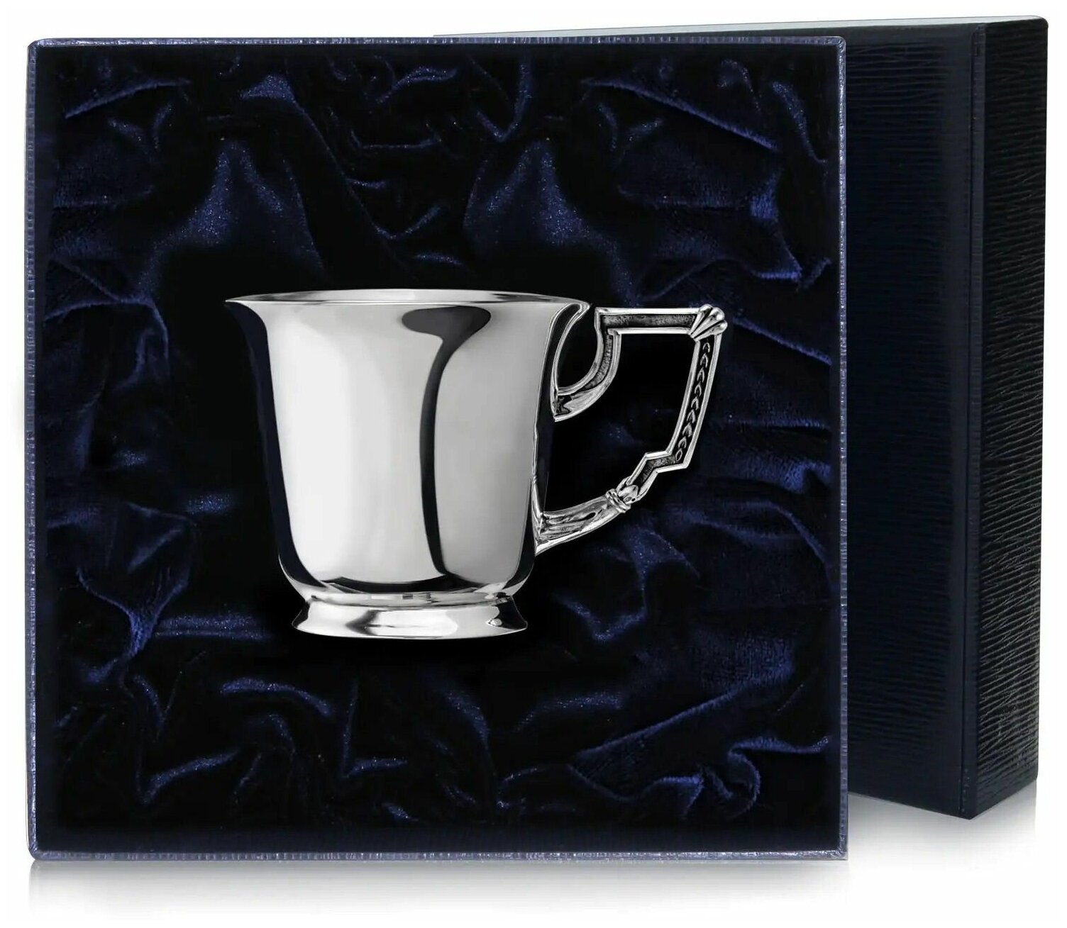 Чашка чайная "Император" серебро с футляром АргентА