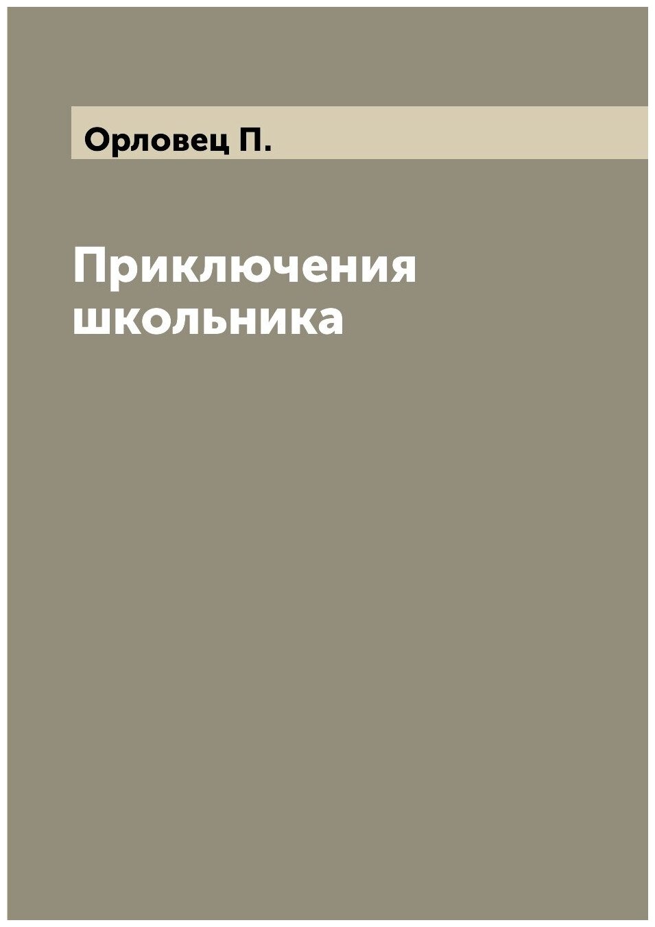Книга Приключения школьника (без автора) - фото №1