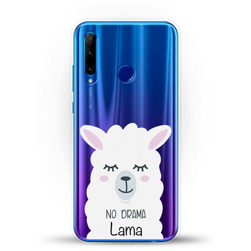 фото Силиконовый чехол лама на honor 10i andy & paul