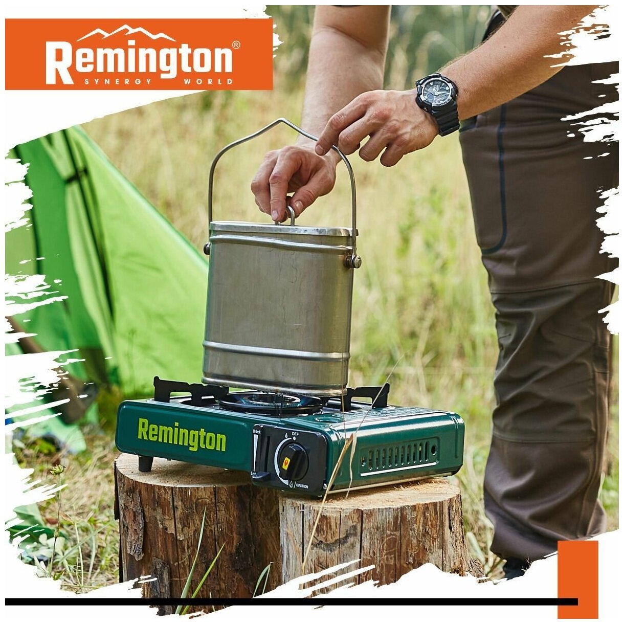 Плита Remington портативная газовая R-GS/BDZ 180A