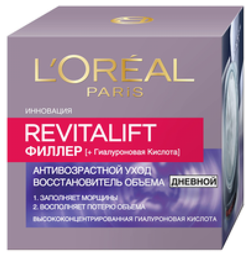 Loreal (Лореаль) Крем дневной для лица Loreal Paris Ревиталифт Филлер антивозрастной 50 мл