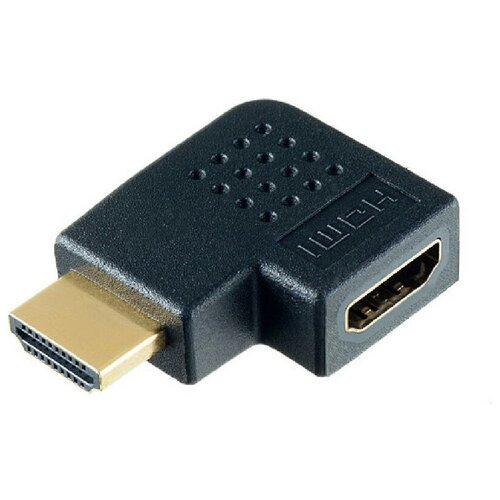 фото Perfeo переходник угловой горизонтальный hdmi a вилка - hdmi a розетка (a7011)