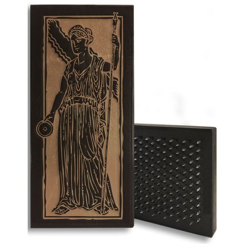 фото Доска садху с динамическими гвоздями, древняя греция - 363 шаг 10мм черная goodwood