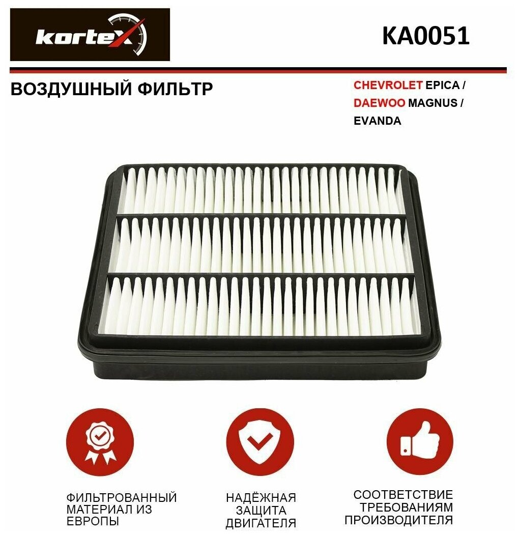 Фильтр Воздушный KORTEX арт. KA0051