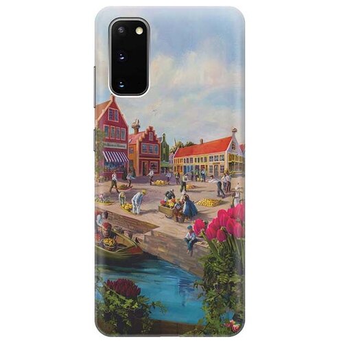 фото Чехол - накладка artcolor для samsung galaxy s20 с принтом "старинный амстердам" re:pa