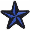 Термоаппликация 'Синяя звезда' 7,5*7,5см Hobby&Pro - изображение