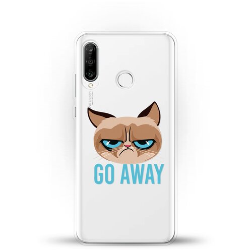 фото Силиконовый чехол grumpy cat на huawei nova 4e andy & paul