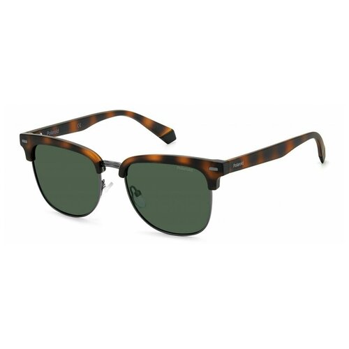 Солнцезащитные очки Polaroid 204802N9P52UC, коричневый, зеленый