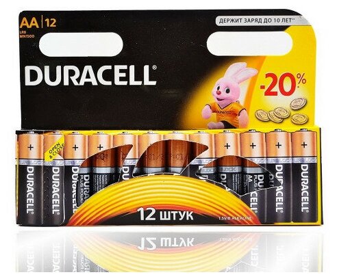 Батарейки Duracell АА (12шт)