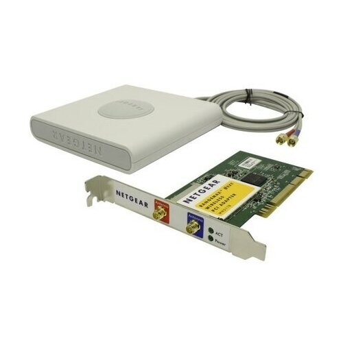 Беспроводной адаптер NETGEAR WN311B-100PES PCI Wi-Fi Adapter 802.11n 300 Mbps (Broadcom) адаптер usb2 0 wireless adapter dongle 150m wi fi с антеной