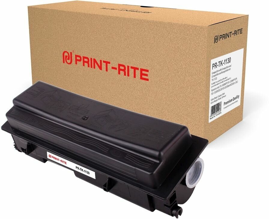 Картридж PRINT-RITE TFK445BPRJ, TK-1130, черный / PR-TK-1130