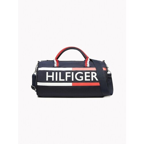 фото Сумка спортивная tommy hilfiger, 20.5х20.5х35 см, ручная кладь, синий