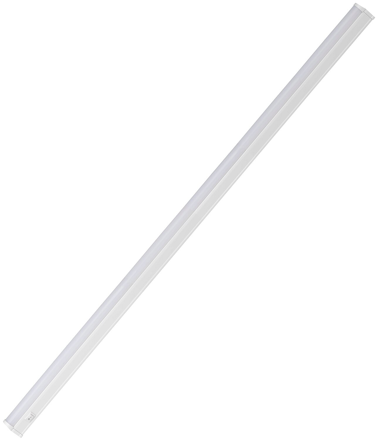 Линейный светильник ЭРА LLED-01-12W-6500-W, 12 Вт, кол-во ламп: 1 шт., кол-во светодиодов: 66 шт., 6500 К, цвет арматуры: белый, цвет плафона: белый