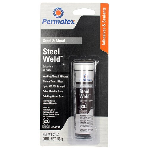 Клей холодная сварка PERMATEX Steel Weld 84332, 56 г, 600 мл