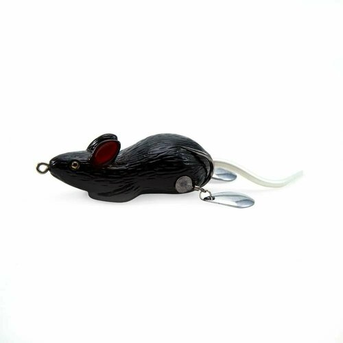 фото Мышь-незацепляйка namazu mouse с лепестками, 76 мм, 26 г, цвет 15, крючок-двойник yr hooks (bn) #2/0