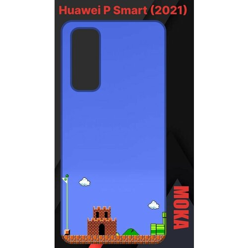 Чехол Huawei P Smart 2021 / Хуавей П смарт 2021 с принтом чехол книжка на huawei p smart 2021 хуавей п смарт 2021 с 3d принтом chick with knife золотистый