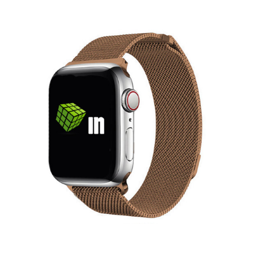 фото Innovation ремешок миланская петля для apple watch 38/40mm коричневый