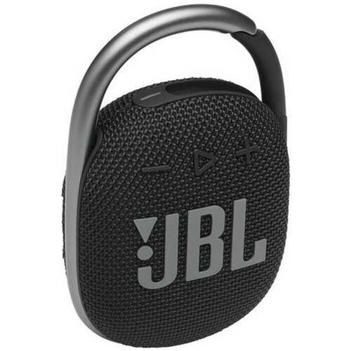 Колонка портативная 1.0 (моно-колонка) JBL Clip 4 Черный портативная колонка jbl clip 4 jblclip4blk моно 5вт bluetooth 10 ч черный
