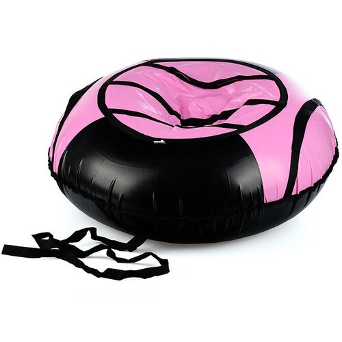 Санки-ватрушка, серия "Спорт", 85см, черно-розовая