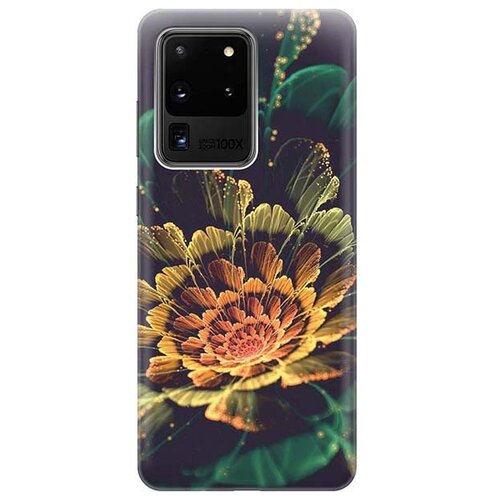 фото Чехол - накладка artcolor для samsung galaxy s20 ultra с принтом "красивый цветок" re:pa