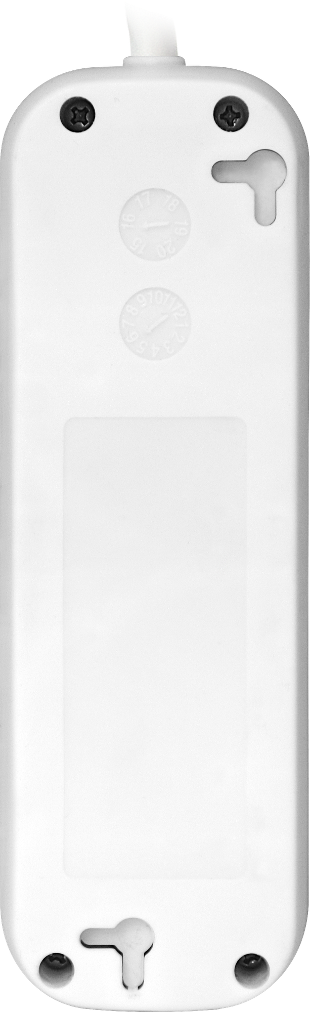 Удлинитель Defender E318, 3 розетки, с заземлением, 1,8м, белый, 262236 - фото №3