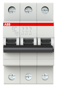 Автоматический выключатель ABB SH203 (C) 6kA 6 А - фотография № 2