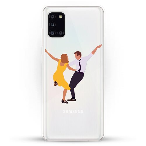 фото Силиконовый чехол миа и себастьян на samsung galaxy a41 andy & paul