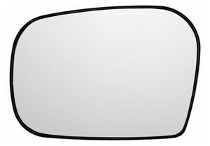 Зеркальный элемент левый ВАЗ 2123 Нива Chevrolet (квадрат) ПнО с обогревом c плоским противоослепляющим зеркальным отражателем нейтрального тона.