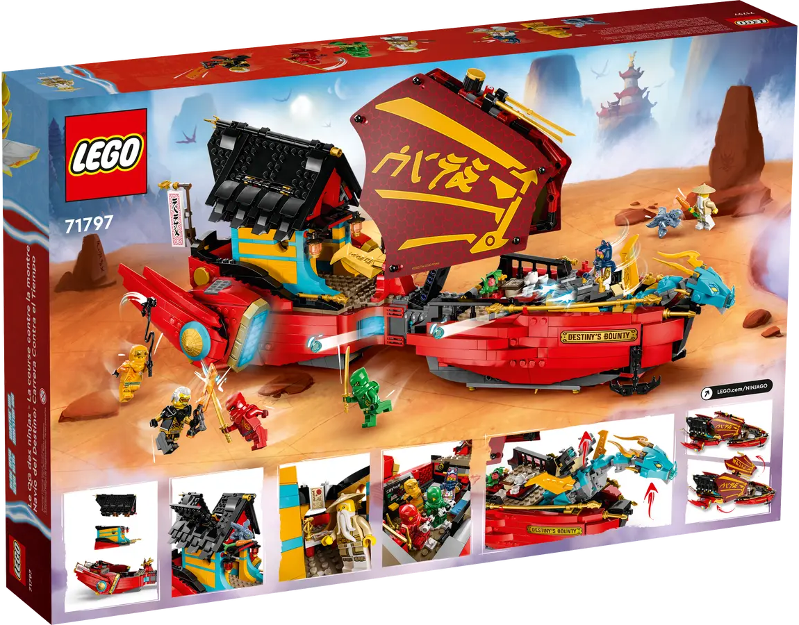 Конструктор Lego ® NINJAGO® 71797 Награда судьбы — гонка со временем