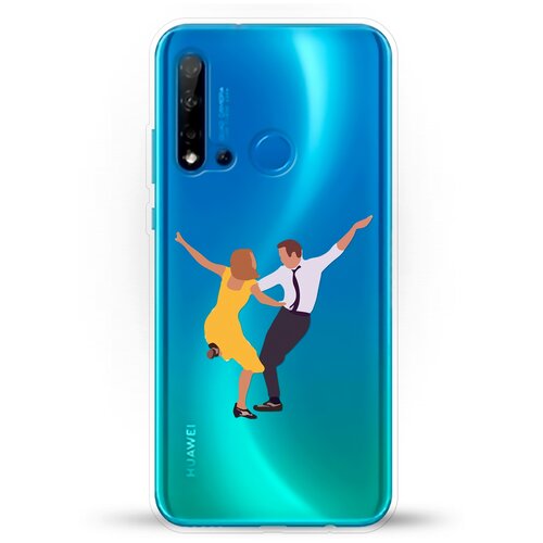 фото Силиконовый чехол миа и себастьян на huawei nova 5i andy & paul