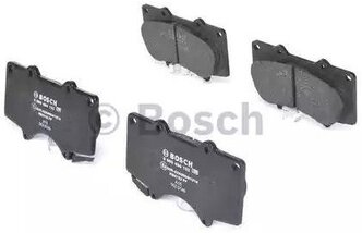 Дисковые тормозные колодки передние Bosch 0986494153 для Toyota, Mitsubishi, Lexus (4 шт.)