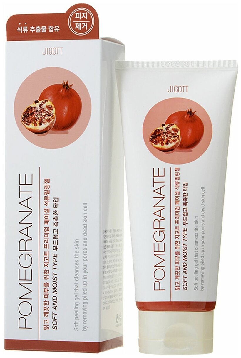 Гель-пилинг для лица гранат Premium Facial POMEGRANATE Peeling Gel, 180 мл