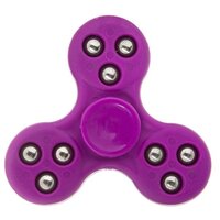 СПИННЕР пластик мульти фиолетовый Roller ball Fidget Spinner- violet Color PACK 9х9*1,1 см.