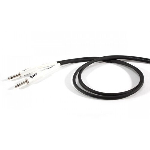 Кабель аудио 1xJack - 1xJack Proel BRV100LU5BK 5.0m кабель инструментальный proel brv120lu3bk 3 0m