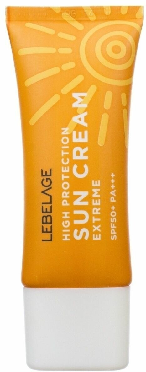 Крем для лица и тела солнцезащитный с высоким фактором защиты Lebelage High Protection Extreme Sun Cream SPF50+, 30 мл