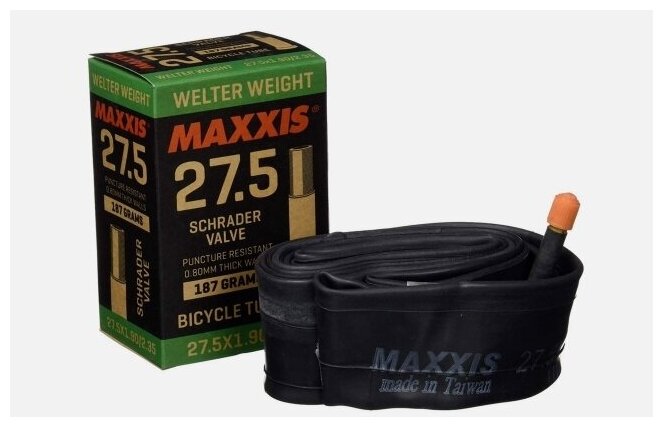 Велокамера Maxxis Welter Weight 27.5X2.0/3.0 Автониппель 48 мм