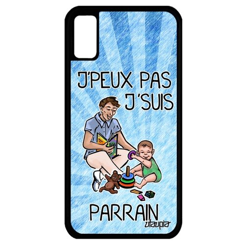 фото Чехол на мобильный apple iphone xs, "не могу - стал крестным!" повод карикатура utaupia