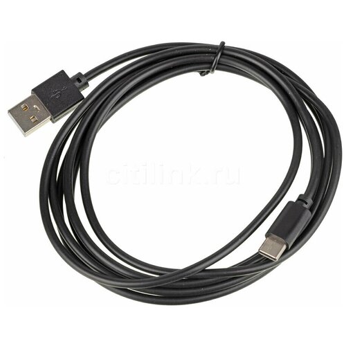 Кабель USB Type-C (m) - USB (m), 2м, 2.4A, черный