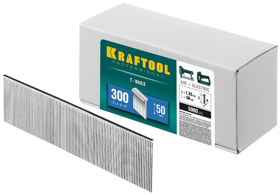 Гвозди Kraftool 31785-50 тип 36 для пистолета