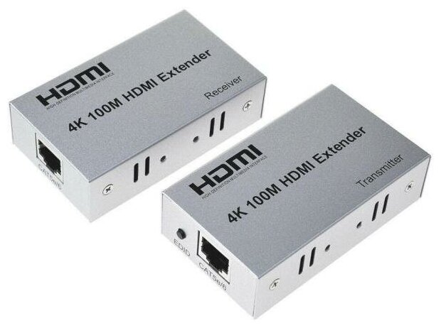 Удлинитель HDMI ORIENT VE047 круглый серебристый 30161