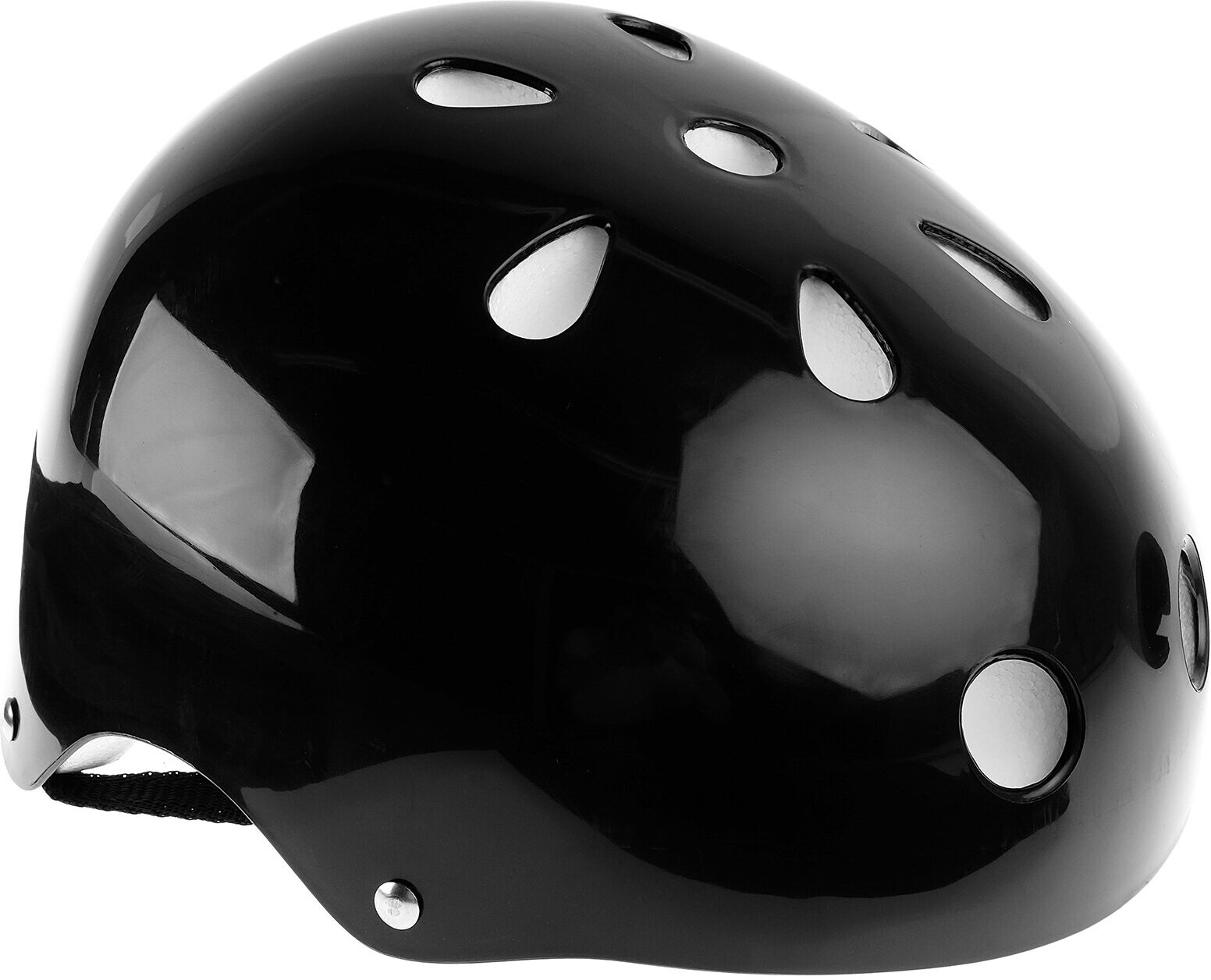 Шлем защитный детский (обхват 55 см) цвет черный 4045126