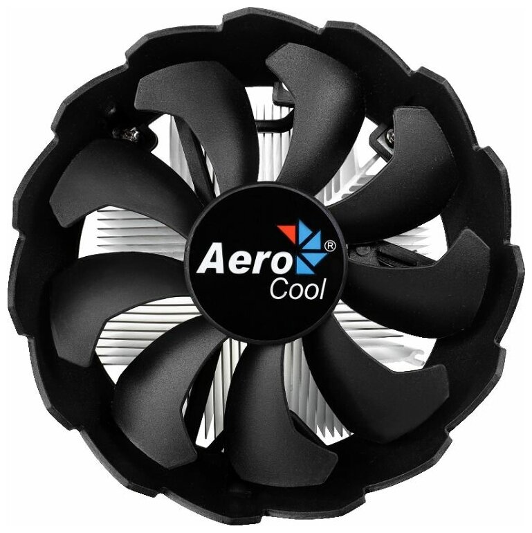Вентилятор Aerocool BAS Soc 1200/1150/1151/1155/1156 (3пин,24dBA,1200 об/мин, до 100W, алюминий)