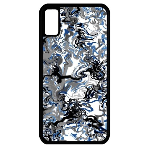 фото Чехол для мобильного apple iphone xs, "мраморный фон" зигзаг иллюзия utaupia