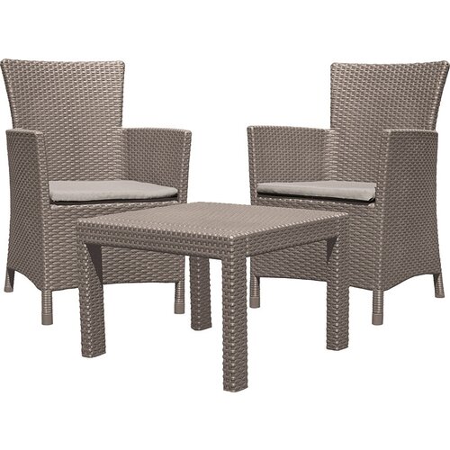 Комплект мебели Allibert Rosario balcony set (17200030) капучино, 216938